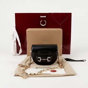 Horsebit Round Belt Shoulder Crossbody Bag